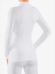 Rückansicht von Falke Maximum Warm Langarmshirt Damen white (2860)
