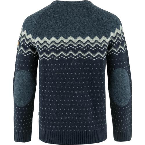 Rückansicht von FJÄLLRÄVEN Övik Knit Langarmshirt Herren Indigo331