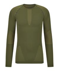 Falke W Longsleeved Shirt m Funktionsshirt Herren - herb (7754)