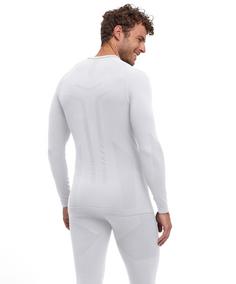 Rückansicht von Falke Langarmshirt Langarmshirt Herren white (2860)