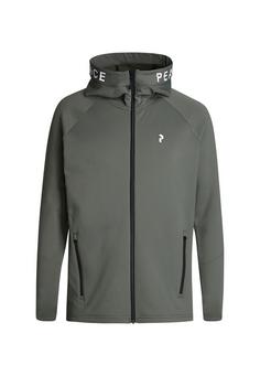 Peak Performance M Rider Zip Hood Funktionsjacke Herren gruen