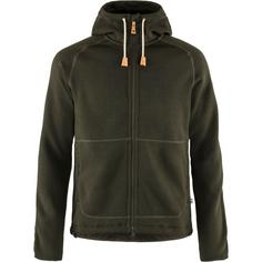 FJÄLLRÄVEN Övik Fleece Hoodie Funktionsjacke Herren Moos