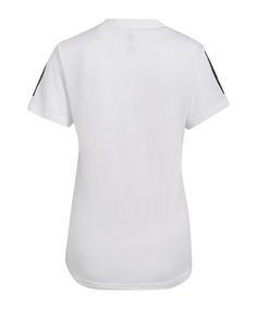 Rückansicht von adidas Own Cooler T-Shirt Running Damen Laufshirt Damen weiss