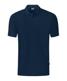 JAKO Organic Polo Shirt Poloshirt Herren blaublaublau