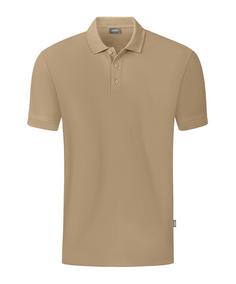 JAKO Organic Polo Shirt Poloshirt Herren beige