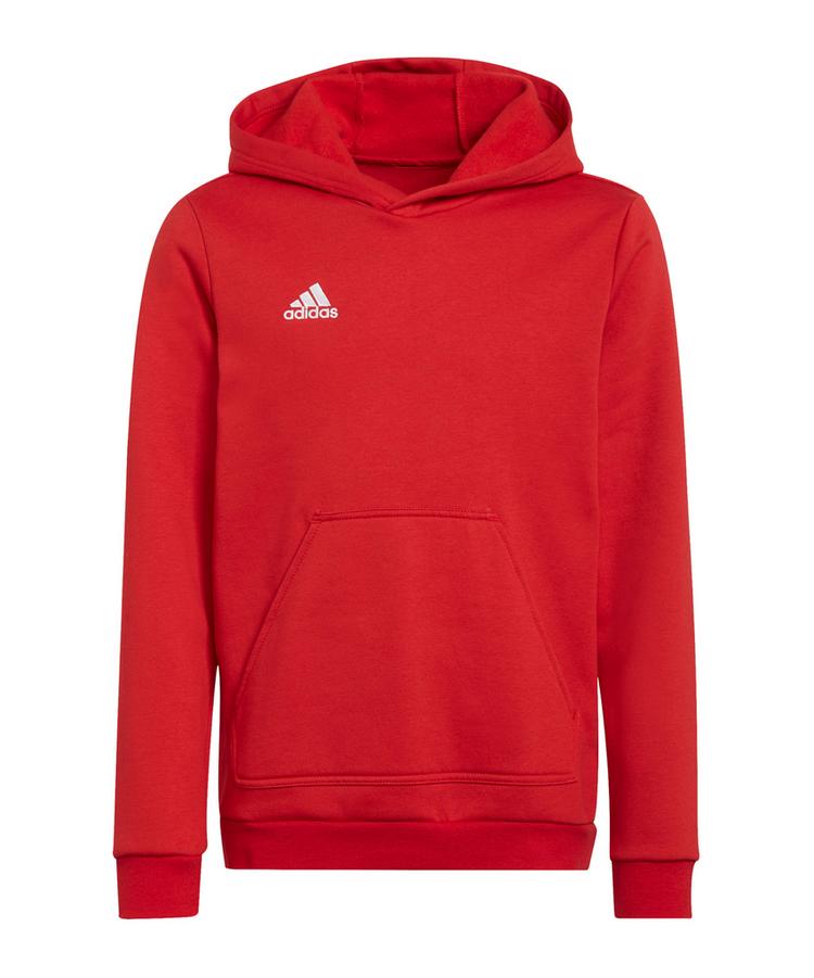 adidas adidas Entrada 22 Hoody Kids Funktionssweatshirt Kinder - rotweiss - 0 | SportScheck