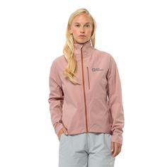 Rückansicht von Jack Wolfskin GRAVEX 2.5L JKT W Funktionsjacke Damen rose dawn