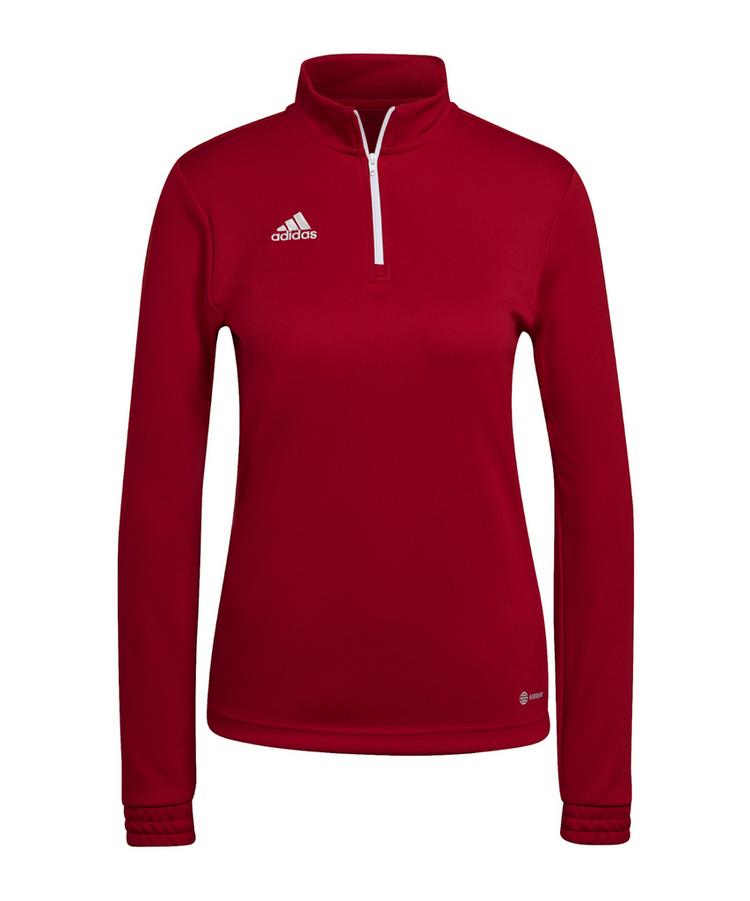 adidas adidas Entrada 22 HalfZip Sweatshirt Damen Funktionssweatshirt Damen - rotweiss - 0 | SportScheck