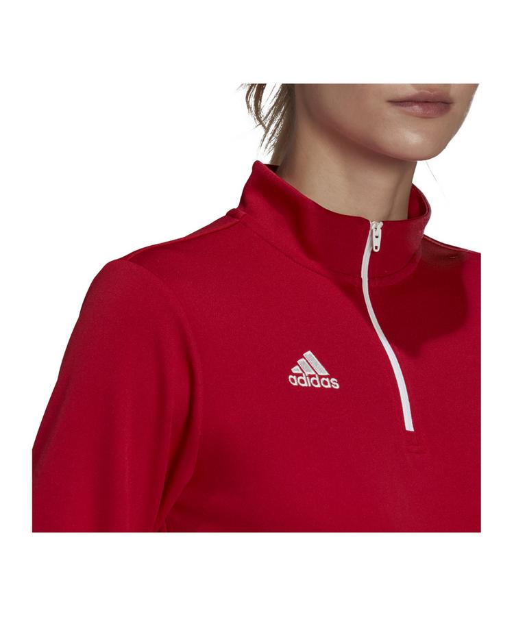 adidas adidas Entrada 22 HalfZip Sweatshirt Damen Funktionssweatshirt Damen - rotweiss - 1 | SportScheck
