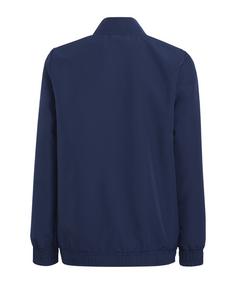 Rückansicht von adidas Entrada 22 Präsentationsjacke Kids Trainingsjacke Kinder blau