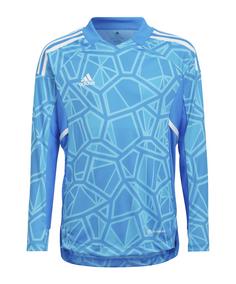 adidas Condivo 22 TW-Trikot langarm Kids Fußballtrikot Kinder blauweiss