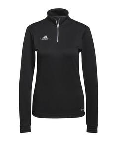 adidas Entrada 22 HalfZip Sweatshirt Damen Funktionssweatshirt Damen schwarzweiss