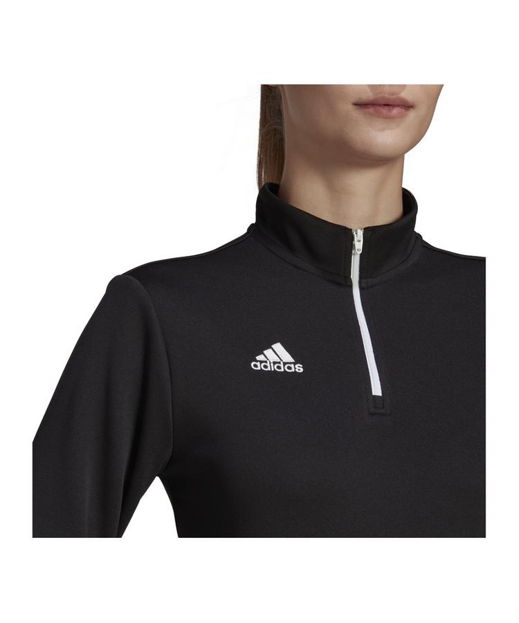 adidas adidas Entrada 22 HalfZip Sweatshirt Damen Funktionssweatshirt Damen - schwarzweiss - 0 | SportScheck