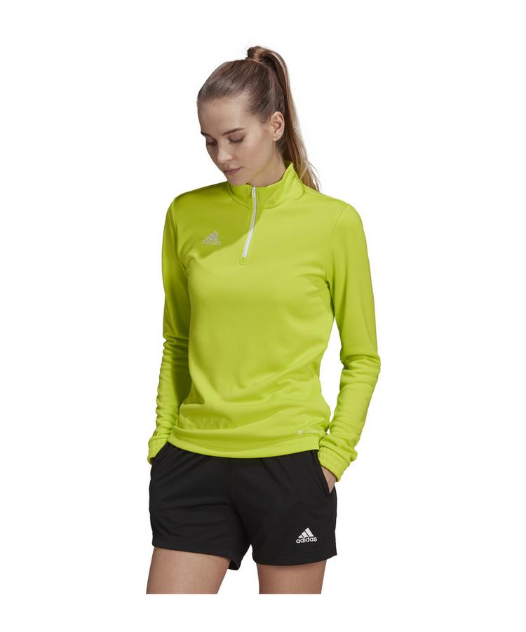 adidas adidas Entrada 22 HalfZip Sweatshirt Damen Funktionssweatshirt Damen - gruenweiss - 0 | SportScheck