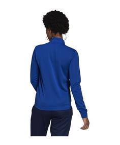 Rückansicht von adidas Entrada 22 Trainingsjacke Damen Trainingsjacke Damen blauweiss