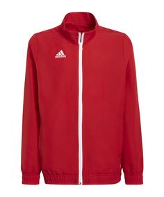 adidas Entrada 22 Präsentationsjacke Kids Trainingsjacke Kinder rot