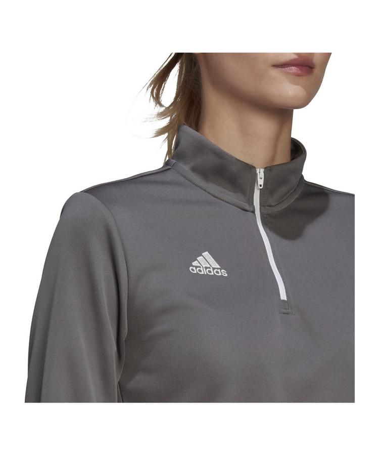 adidas adidas Entrada 22 HalfZip Sweatshirt Damen Funktionssweatshirt Damen - grauweiss - 0 | SportScheck