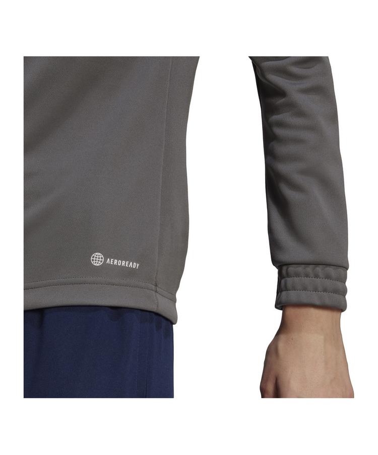 adidas adidas Entrada 22 HalfZip Sweatshirt Damen Funktionssweatshirt Damen - grauweiss - 1 | SportScheck