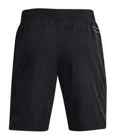 Rückansicht von Under Armour Unstoppable Cargo Short Training Laufshorts Herren schwarz