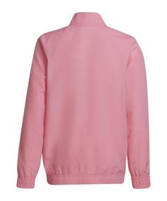 Rückansicht von adidas Entrada 22 Präsentationsjacke Kids Trainingsjacke Kinder rosa