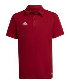 adidas Entrada 22 Poloshirt Kids Poloshirt Kinder rot