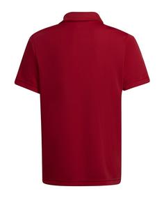 Rückansicht von adidas Entrada 22 Poloshirt Kids Poloshirt Kinder rot