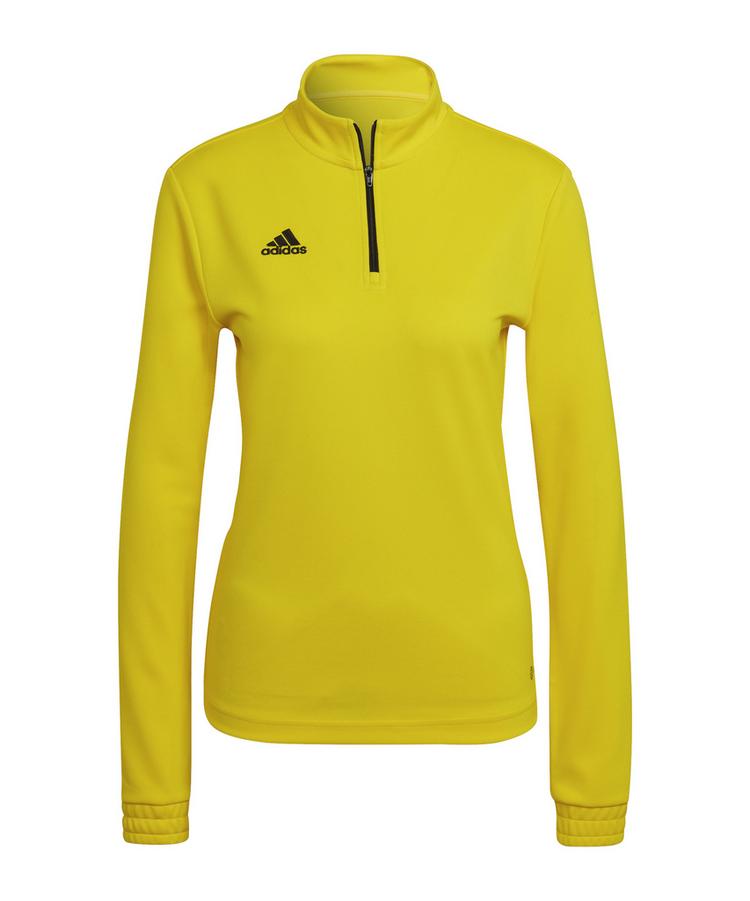 adidas adidas Entrada 22 HalfZip Sweatshirt Damen Funktionssweatshirt Damen - gelbschwarz - 0 | SportScheck