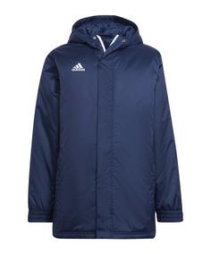 adidas Entrada 22 Stadium Winterjacke Kids Trainingsjacke Kinder blau