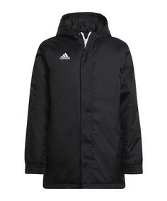adidas Entrada 22 Stadium Winterjacke Kids Trainingsjacke Kinder schwarz
