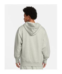 Rückansicht von Nike HalfZip Hoody Sweatshirt Herren grau