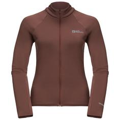 Jack Wolfskin GRAVEX THERMO FZ W Fleecejacke Damen dark rust