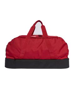 Rückansicht von adidas Tiro League Duffel Bag Gr. M Sporttasche rotschwarzweiss