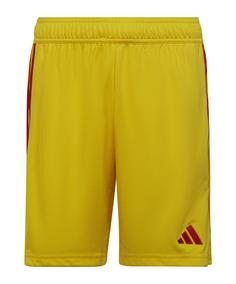 adidas Tiro 23 Short Kids Fußballshorts Kinder gelbrot