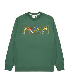 PUMA MMQ HEROES Graphic Crew Sweatshirt Sweatshirt Herren gruen