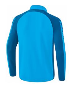 Rückansicht von Erima Six Wings Trainingstop Fußballtrikot Herren blau