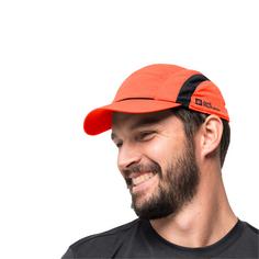 Rückansicht von Jack Wolfskin VENT CAP Stirnband digital orange