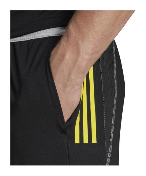 Rückansicht von adidas Tiro 23 Competition Short Fußballshorts Herren schwarzgraugelb