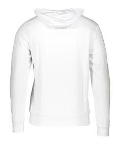 Rückansicht von Erima Basic Hoody Funktionssweatshirt Herren weiss