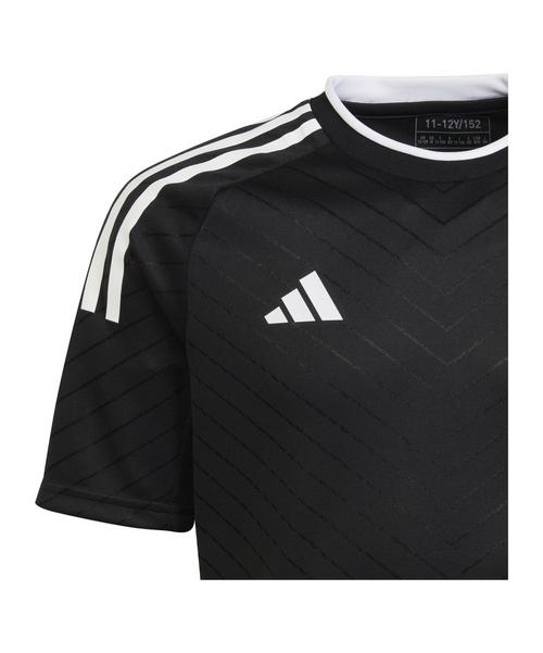 Rückansicht von adidas Campeon 23 Trikot Kids Fußballtrikot Kinder schwarz