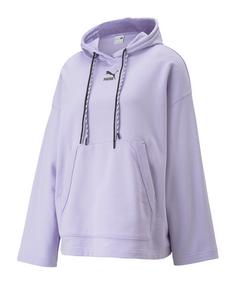 PUMA DARE TO Oversized Hoody Damen Sweatshirt Damen lila