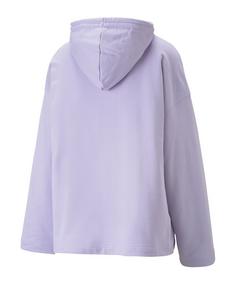 Rückansicht von PUMA Dare To Oversized Hoody Damen Sweatshirt Damen lila