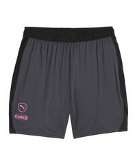 PUMA KING Pro Short Fu&szlig;ballshorts Herren - grauschwarz