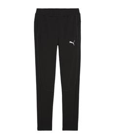 PUMA teamFINAL Casuals Jogginghose Kids Trainingshose Kinder schwarzsilber