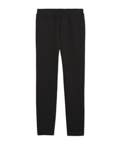 Rückansicht von PUMA teamFINAL Casuals Jogginghose Kids Trainingshose Kinder schwarzsilber
