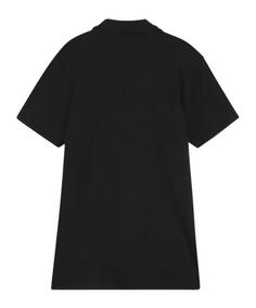 Rückansicht von PUMA teamFINAL Casuals Polo Damen Fußballtrikot Damen schwarzsilber