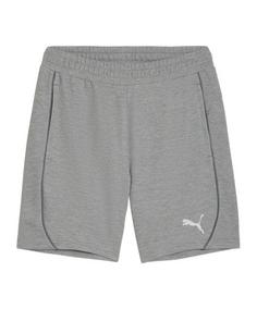 PUMA teamFINAL Casuals Shorts Fußballshorts Herren grau