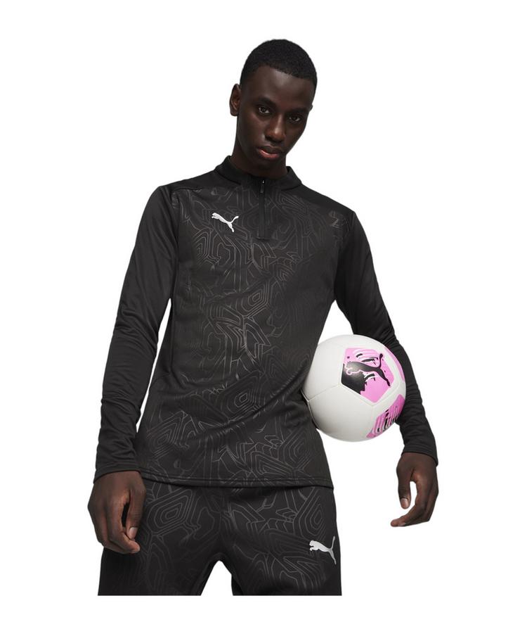 PUMA PUMA Warm Top Sweatshirt Funktionssweatshirt Herren - schwarzsilber - 0 | SportScheck