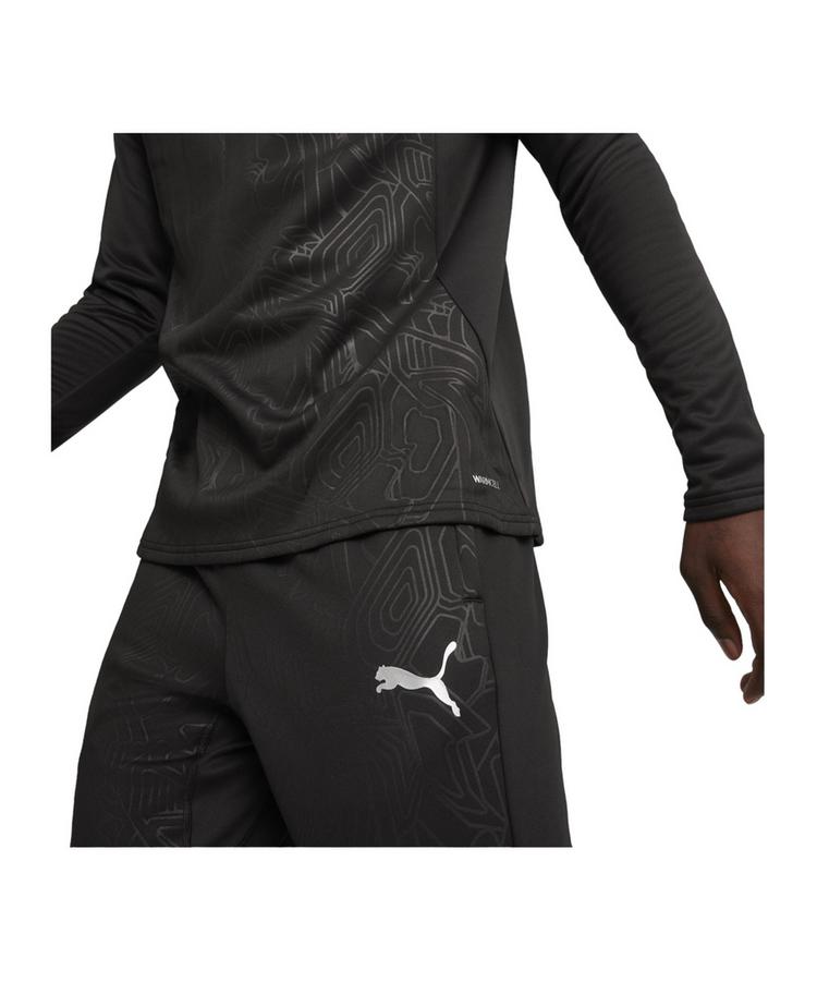 PUMA PUMA Warm Top Sweatshirt Funktionssweatshirt Herren - schwarzsilber - 3 | SportScheck