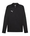 PUMA teamFINAL Training 1/4 Zip Sweatshirt Trikot Herren - schwarzsilber