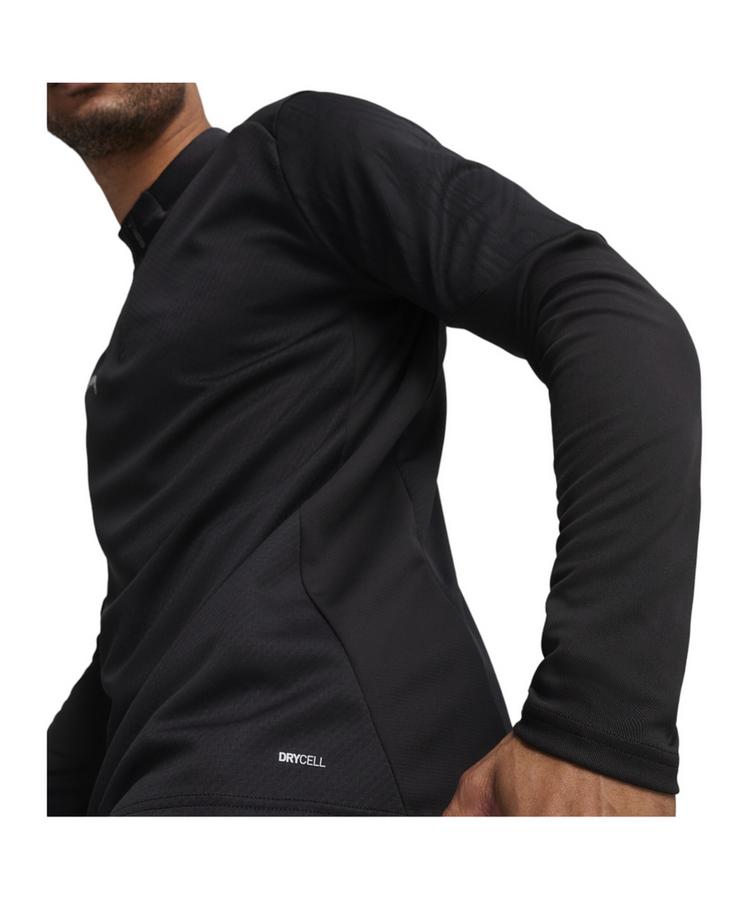 PUMA PUMA teamFINAL Training 1/4 Zip Sweatshirt Trikot Herren - schwarzsilber - 2 | SportScheck